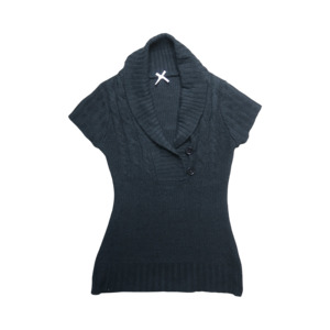 BLACK KNIT - M