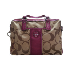 The Bag Wardrobe: COACH PURPLE BAG - S