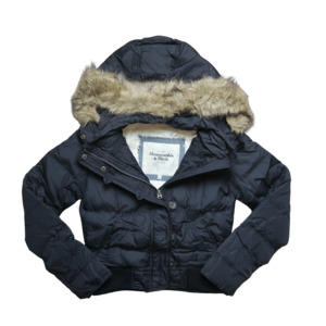 ABERCROMBIE & FITCH FUR JACKET - S
