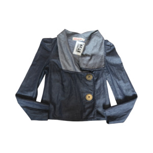 ANDREA MOORE BUTTON JACKET - M