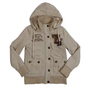 TEENIE WEENIE BEIGE BEAR JACKET - M