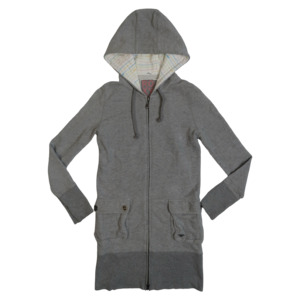 ROXY GREY DRESS ZIP UP - M