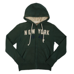 GREEN NEW YORK 1849 ZIP UP - L