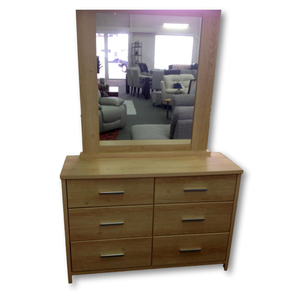 Nikau 6DR Dresser with Mirror