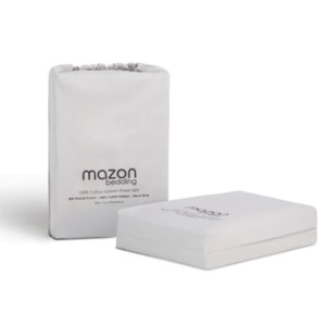 Mazon Queen Sheet Set Dove 50cm drop