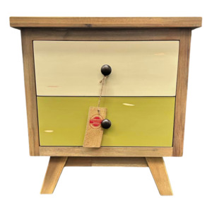 Casablanca Bedside Cabinet Green