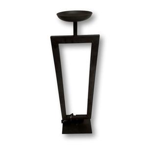 Candleholders And Candles: Large Cutout Candle Holder