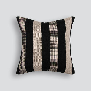 Easton Black/Taupe Cushion w Polyester Inner 50×50