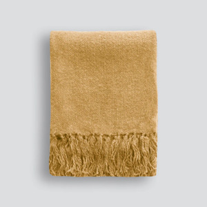 Products: Serenade Throw 125 x 150cm Butterscotch