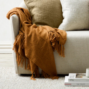 Serenade Throw 125 x 150cm Nutmeg