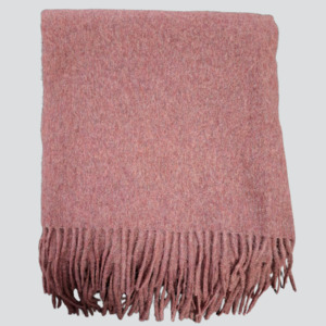 Products: Woola Alpaca Merino Wool Throw Classic Rose