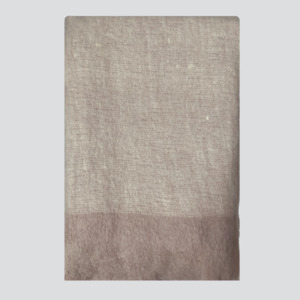 Bliss Wool Mohair Throw-Fawn