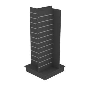 RMS Slatpanel 4-way gondola - 400mmW - w/plinth