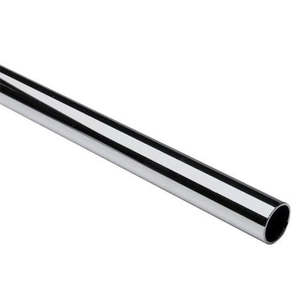 Wall Channel: RMS 25mm x 3000mm Chrome steel tube