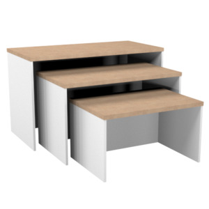Floor Displays: RMS Nest of tables - large (set of three)