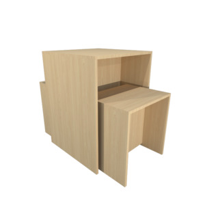 Floor Displays: RMS Nest of tables (set of three)