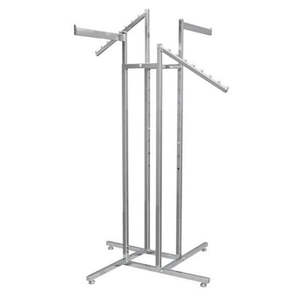 Clothing Racks: RMS 4-way straight arm/waterfall combination garment rack