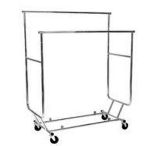 Clothing Racks: RMS Double rail collapsible garment rack