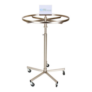 RMS Round 800mm rail adjustable height garment rack