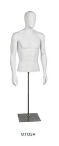 Mannequins: RMS Male Torso MT03A - with Head & Arms