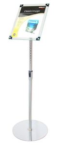 RMS Floor signage A3 display stands - black