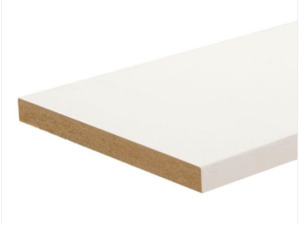 Slatpanel Accessories: RMS Slatpanel edging 2mm pvc - white