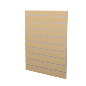 Tables: Electronic display table slatpanel end (optional)