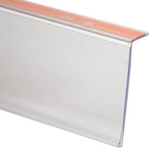 Data Strips: RMS Clear angle data strip (1200mm x 26mm) w/adhesive backing