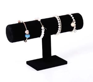 T Bar Jewellery Display Stand - Black