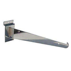 RMS Slatpanel "HD" 200mm metal shelf bracket w/front lip