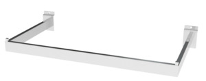 Slatpanel Display Attachments: RMS Slatpanel 900mm x 300mm tubular steel hang rail