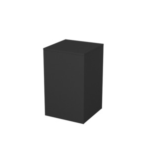 Floor Display Plinth Base Unit: RMS Box plinth display- single 800mmH