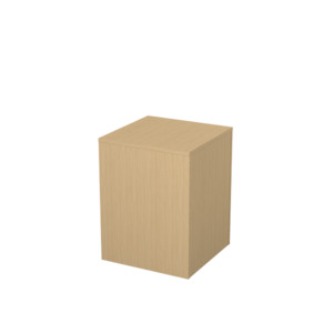 RMS Box plinth display - single 650mmH