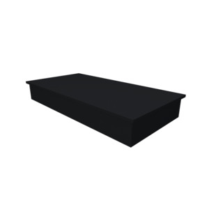 RMS Wall plinth base unit (2400mmL x 600mmD x 168mmH)