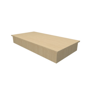 RMS Wall plinth base unit (2400mmL x 500mmD x 168mmH)