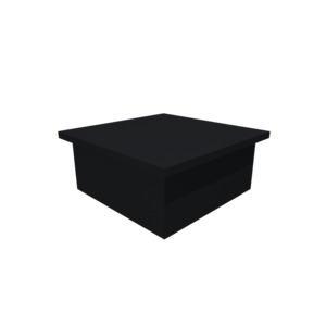 RMS Wall plinth base unit- corner (600mmL x 600mmD x 168mmH)