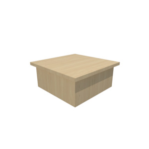 RMS Wall plinth base unit - corner (400mmL x 400mmD x 168mmH)