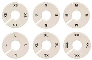 RMS Size dividers - alphabetic (pack of 6)