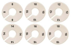 RMS Size dividers - numerical (pack of 6)