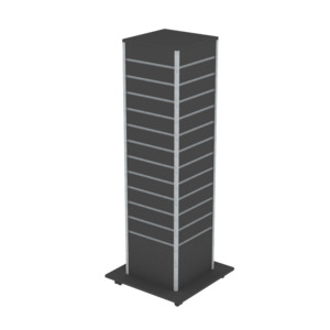 Tower Gondola: RMS Slatpanel small tower gondola on base w/castors