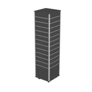 RMS Slatpanel small tower gondola w/castors