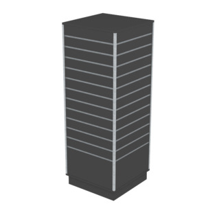 RMS Slatpanel large tower gondola w/plinth base