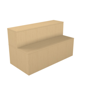 Floor Displays: RMS Step-up display plinth w/castors