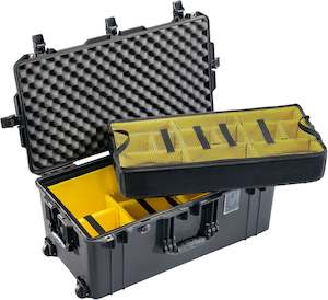 Air Case: Pelican 1626 Air Case with Padded Divider (BLACK)