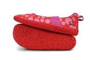 Frontpage: PaperKrane Kids Mary Janes - Red Dotty MJ Junior