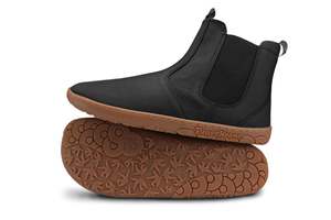 PaperKrane Kids Boots - Black Gum Chelsea Junior