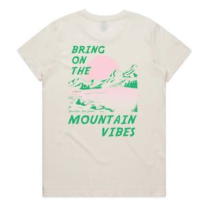Womens Tees: Bring On The Mountain Vibes - Womens Tee