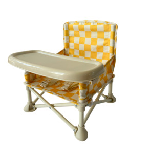 Roamie Portable Baby Chair | Travel Highchair for Cafes, Beach & Outdoors – Sunny