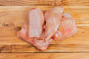 Rabbit Pieces Freeflow Raw Dog Food Roar Pet Food