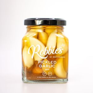 Frontpage: Pickled Marlborough NZ Garlic 190gm